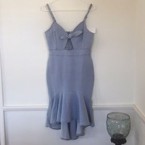 Aiden Blue High Low Dress
